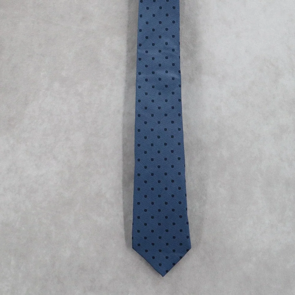 Banana Republic Blue Indigo Polka Dot Executive‎ Business Classic Men's Neck Tie